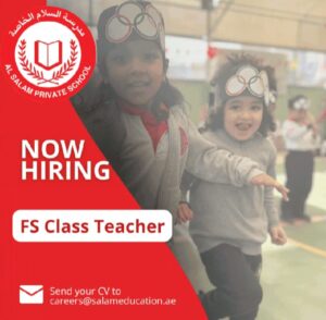 Al Salam School teaching jobs in Dubai
