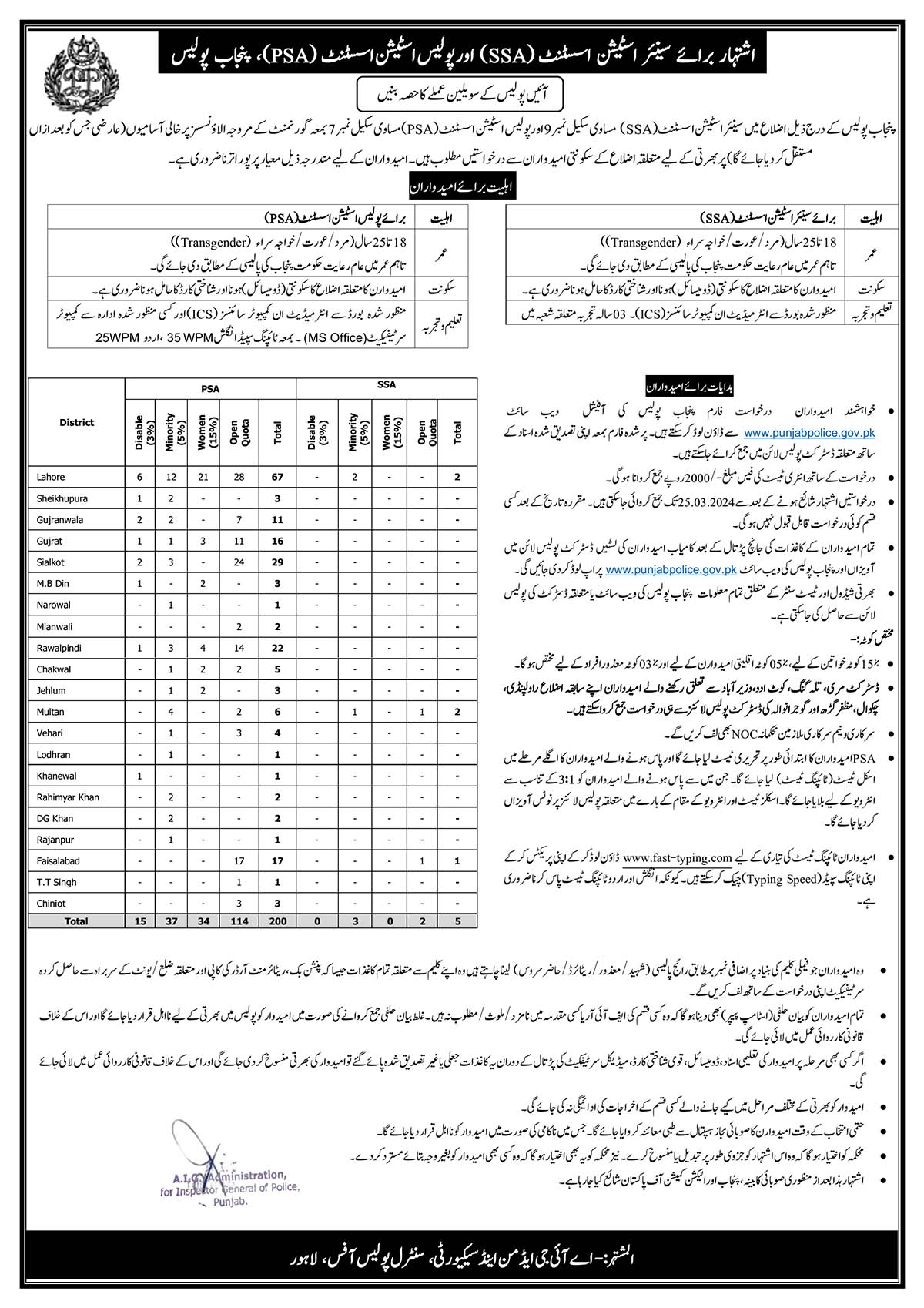 Punjab Police Latest Jobs 2024. Punjab Police constable jobs 2024. punjab police online apply