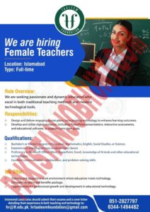 Taleem Foundation Latest Jobs 2024