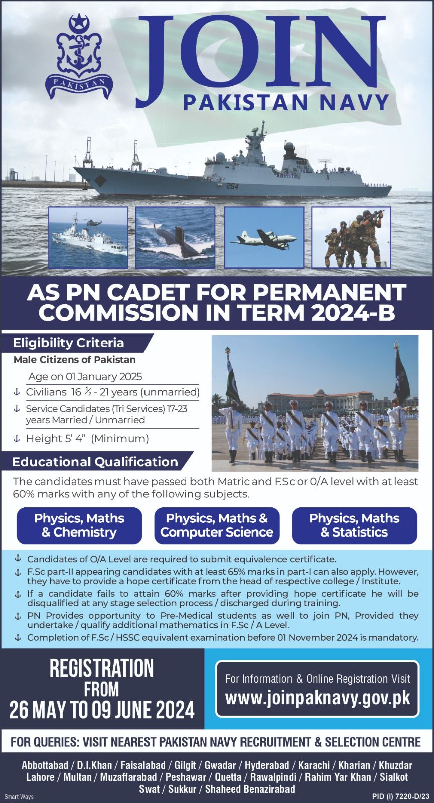 Latest Join pakistan Navy jobs for Civilians apply online