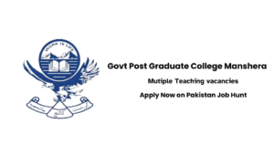 KPK Government Teaching jobs 2024